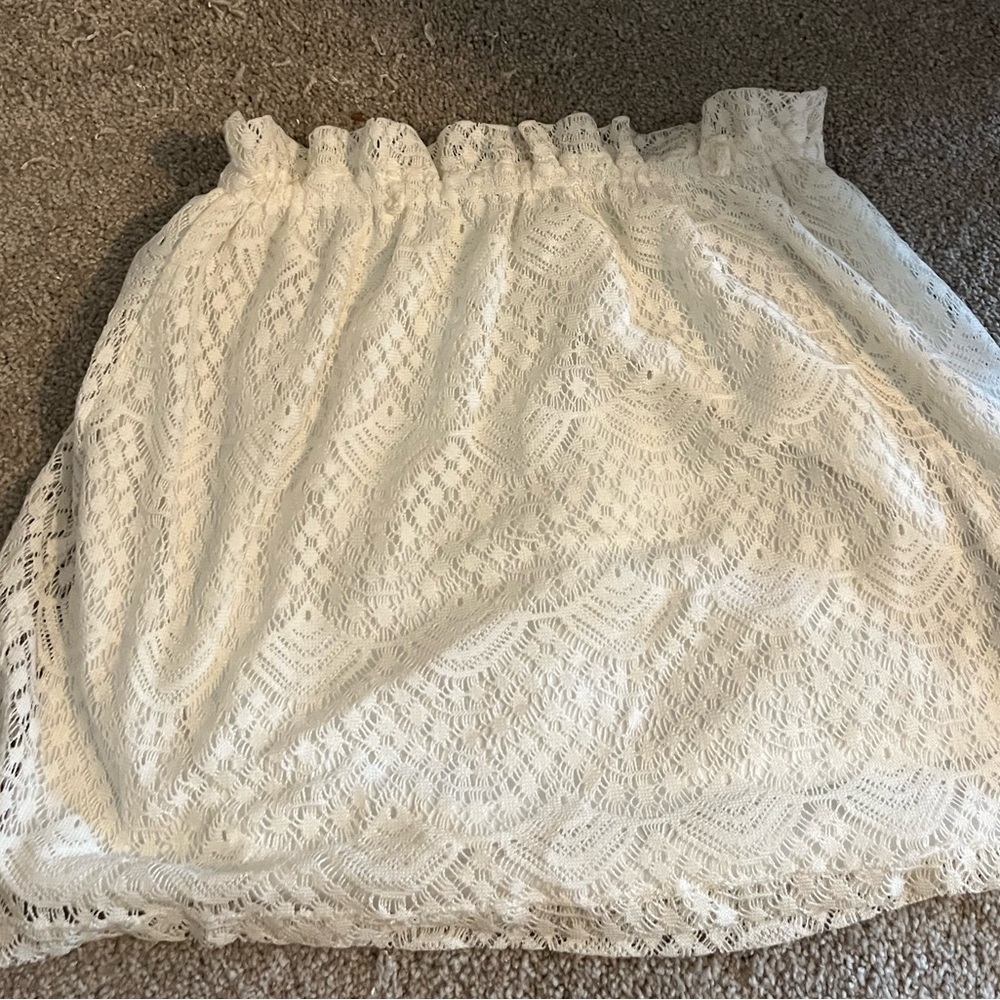 White Lace Skirt